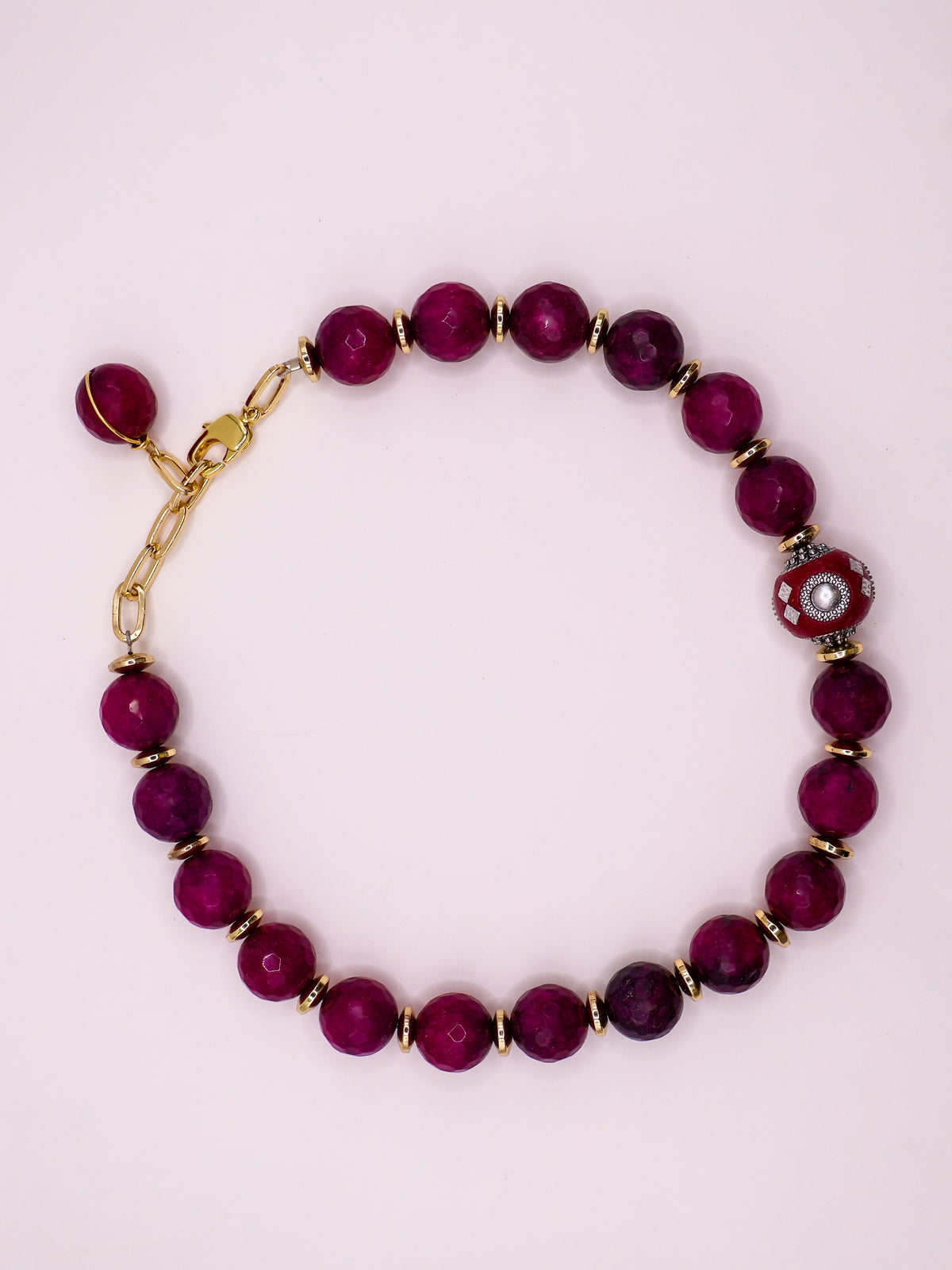 Red Gemstone Necklace