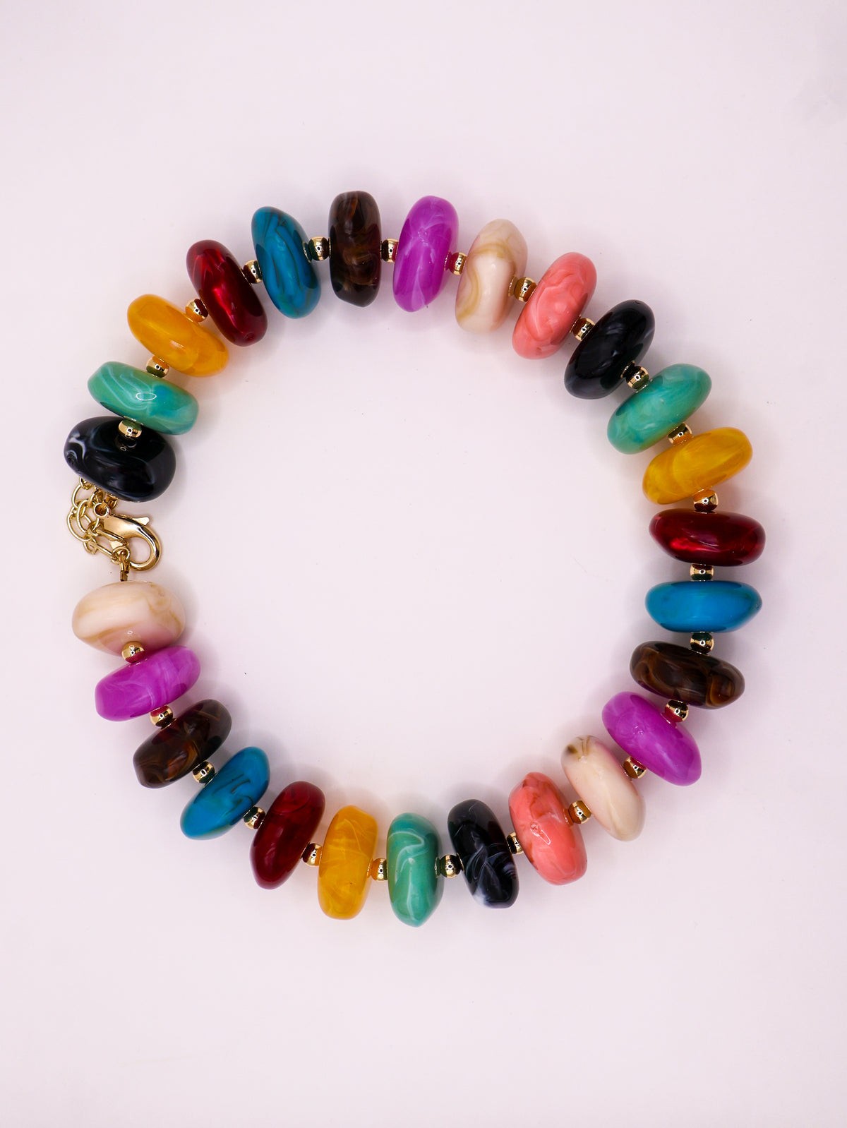 Rainbow Gem Necklace
