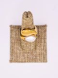 Teardrop Pearl Ring
