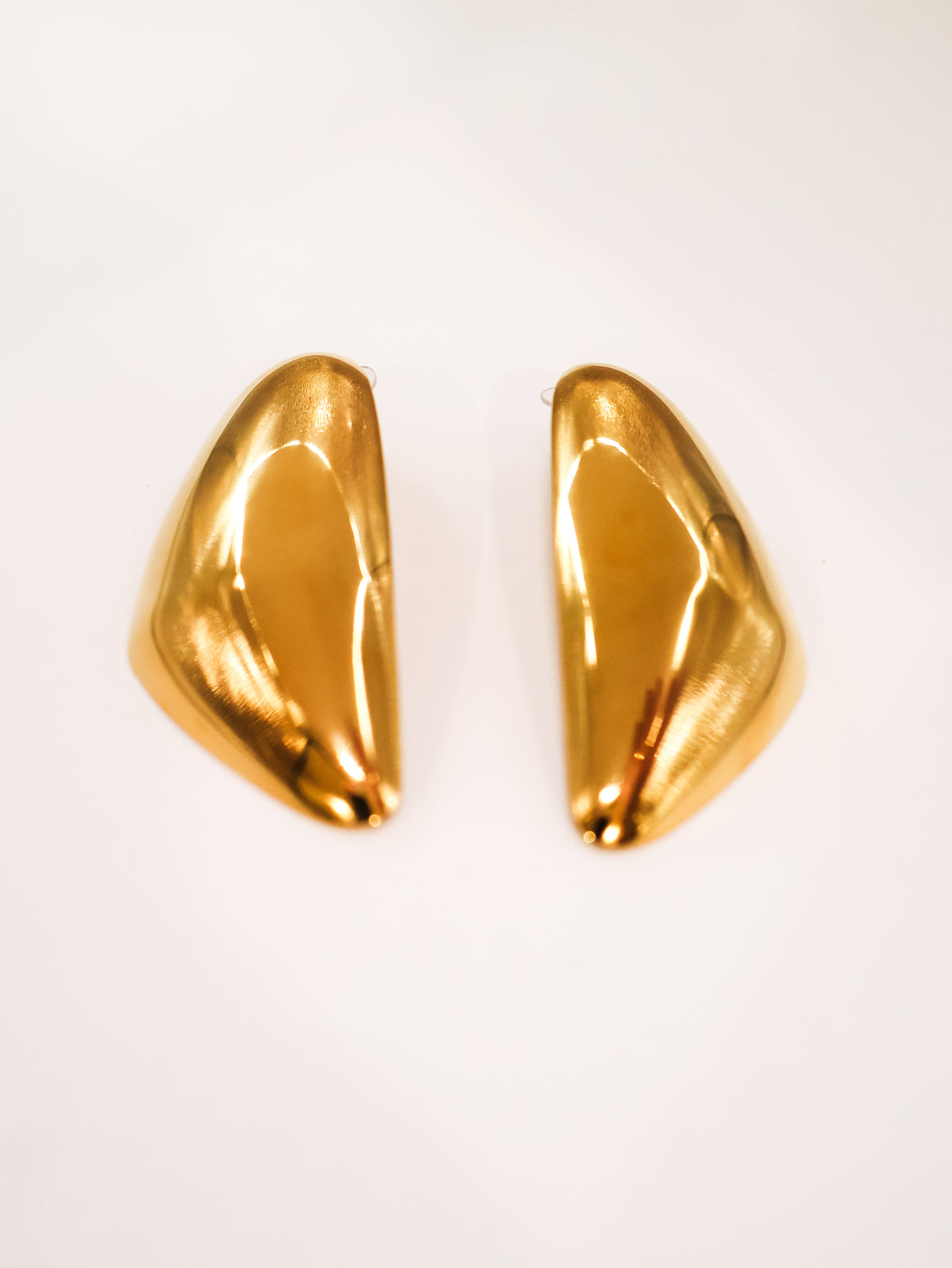 Sculptural Gold Earrings